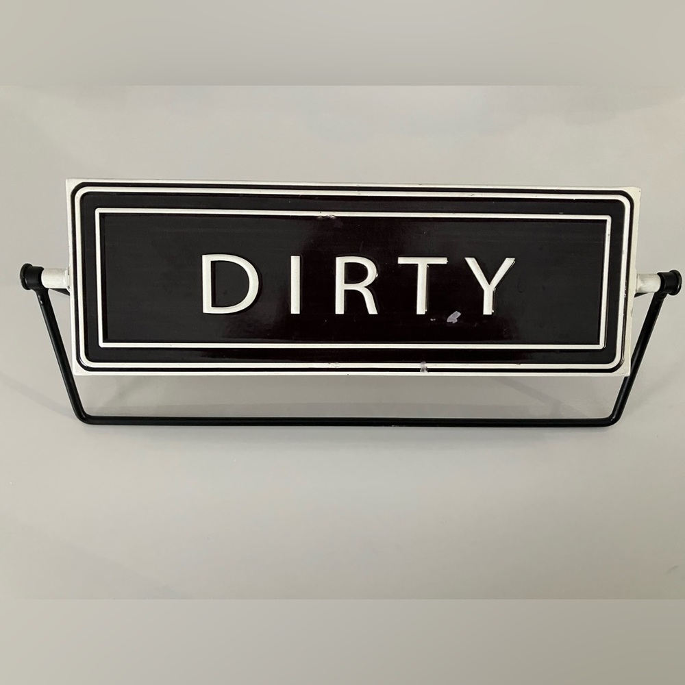 Metal Kitchen Countertop Sign